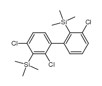 (2',3,4'-trichloro-[1,1'-biphenyl]-2,3'-diyl)bis(trimethylsilane) Structure