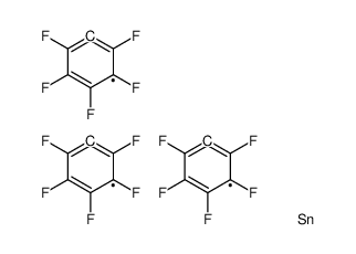 Methyltris(pentafluorophenyl)stannane Structure