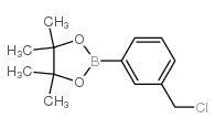 2-(3-(CHLOROMETHYL)PHENYL)-4,4,5,5-TETRAMETHYL-1,3,2-DIOXABOROLANE Structure