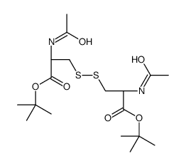 N,N'-二乙酰基-L-胱氨酸双(叔丁基)二酯结构式