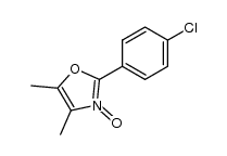 2-(4-chlorophenyl)-4,5-dimethyl-1,3-oxazole 3-oxide结构式
