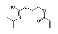 2-(propan-2-ylcarbamoyloxy)ethyl prop-2-enoate Structure