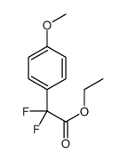 Difluoro-(4-Methoxy-phenyl)-acetic acid ethyl ester Structure