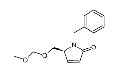 (S)-1-benzyl-5-methoxymethoxymethyl-2-oxo-3-pyrroline Structure