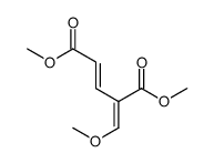dimethyl 4-(methoxymethylidene)pent-2-enedioate结构式