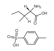 L-isoleucine p-toluenesulfonic acid salt Structure