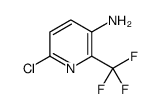 6-氯-2-三氟甲基-3-氨基吡啶结构式