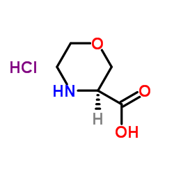 (S)-3-羧基吗啉盐酸盐结构式