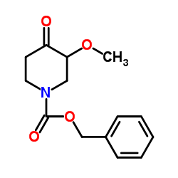 benzyl 3-methoxy-4-oxopiperidine-1-carboxylate structure