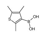 (2,4,5-trimethylthiophen-3-yl)boronic acid Structure