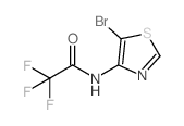 N-(5-溴噻唑-4-基)-2,2,2-三氟乙酰胺结构式