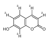 Umbelliferone-d5结构式