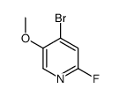 4-溴-2-氟-5-甲氧基吡啶结构式