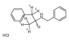 N-benzyl-1,1,1,2,3,3-hexadeuterio-3-phenylpropan-2-amine,hydrochloride Structure
