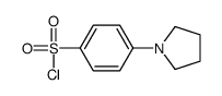 4-(PYRROLIDIN-1-YL)BENZENE-1-SULFONYL CHLORIDE Structure
