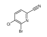6-Bromo-5-chloropicolinonitrile Structure