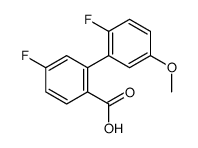 4-fluoro-2-(2-fluoro-5-methoxyphenyl)benzoic acid Structure