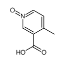 3-Pyridinecarboxylicacid,4-methyl-,1-oxide(9CI)结构式