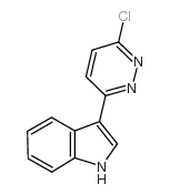 3-(6-氯-3-吡啶)-1H-吲哚结构式