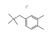 1-(3,4-dimethylphenyl)-N,N,N-trimethylmethanaminium iodide Structure
