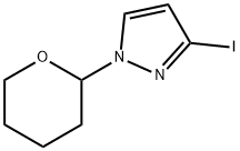 3-碘-1-(氧杂-2-基)吡唑结构式