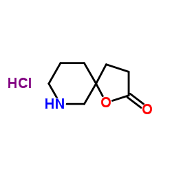 1-氧杂-7-氮杂螺[4.5]癸-2-酮盐酸盐结构式