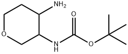 4-amino-3-(boc-amino)-tetrahydro-2h-pyran Structure