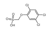(2,4,5-trichloro-phenoxy)-methanesulfonic acid Structure
