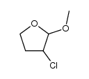3-chloro-2-methoxy-tetrahydro-furan结构式