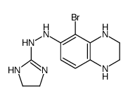 1-(5-bromo-1,2,3,4-tetrahydroquinoxalin-6-yl)-2-(4,5-dihydro-1H-imidazol-2-yl)hydrazine结构式