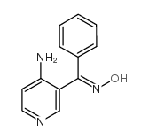 (4-氨基-3-吡啶)苯基甲酮肟结构式