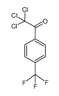 2,2,2-trichloro-4'-(trifluoromethyl)acetophenone Structure