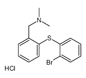 1-[2-(2-bromophenyl)sulfanylphenyl]-N,N-dimethylmethanamine,hydrochloride结构式