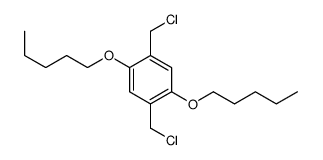 1,4-bis(chloromethyl)-2,5-dipentoxybenzene Structure