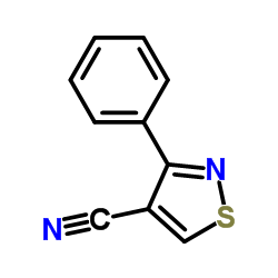 3-phenylisothiazole-4-carbonitrile Structure