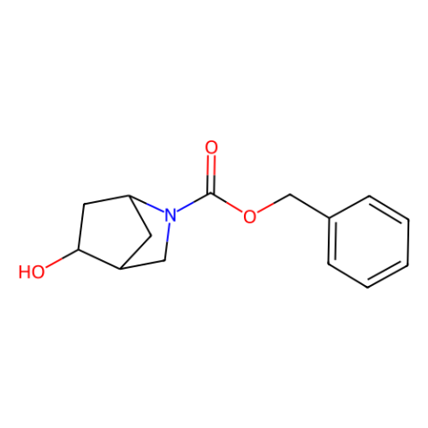 exo-2-(carbobenzyloxy)-2-azabicyclo(2.2.1)heptan-5-ol结构式