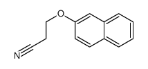 3-naphthalen-2-yloxypropanenitrile Structure