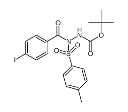 tert-butyl 2-(4-iodobenzoyl)-2-tosylhydrazine-1-carboxylate Structure