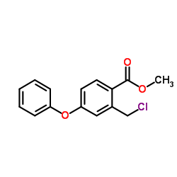 Methyl 2-(chloromethyl)-4-phenoxybenzoate Structure