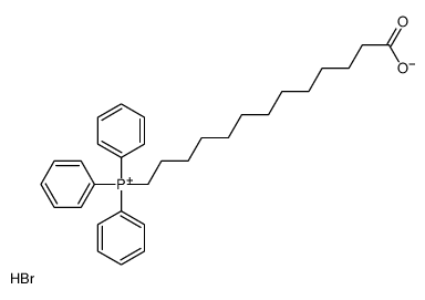 12-carboxydodecyl(triphenyl)phosphanium,bromide Structure