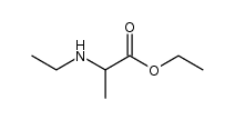 L-Alanine, N-ethyl-, ethyl ester (9CI)结构式