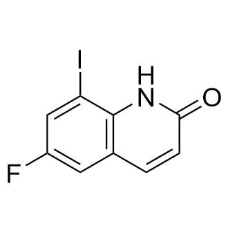 6-氟-8-碘喹啉-2(1H)-酮结构式