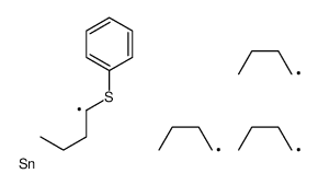 tributyl(1-phenylsulfanylbutyl)stannane结构式
