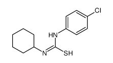 1-(4-chlorophenyl)-3-cyclohexylthiourea Structure