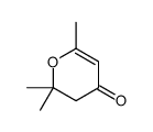 2,2,6-trimethyl-3H-pyran-4-one Structure