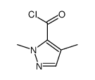 1H-Pyrazole-5-carbonyl chloride, 1,4-dimethyl- (9CI)结构式