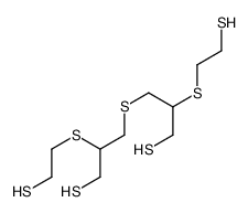 2-(2-sulfanylethylsulfanyl)-3-[3-sulfanyl-2-(2-sulfanylethylsulfanyl)propyl]sulfanylpropane-1-thiol Structure