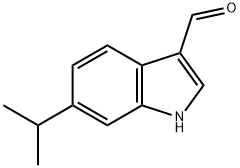 6-异丙基吲哚-3-甲醛结构式