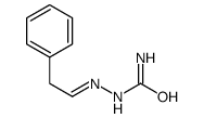 (2-phenylethylideneamino)urea结构式