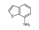 苯并[b]噻吩-7-胺结构式